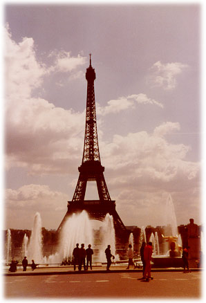 L'antenne de Télévision sur la Tour Eiffel