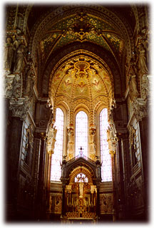 Le chœur de la basilique de Fourvière